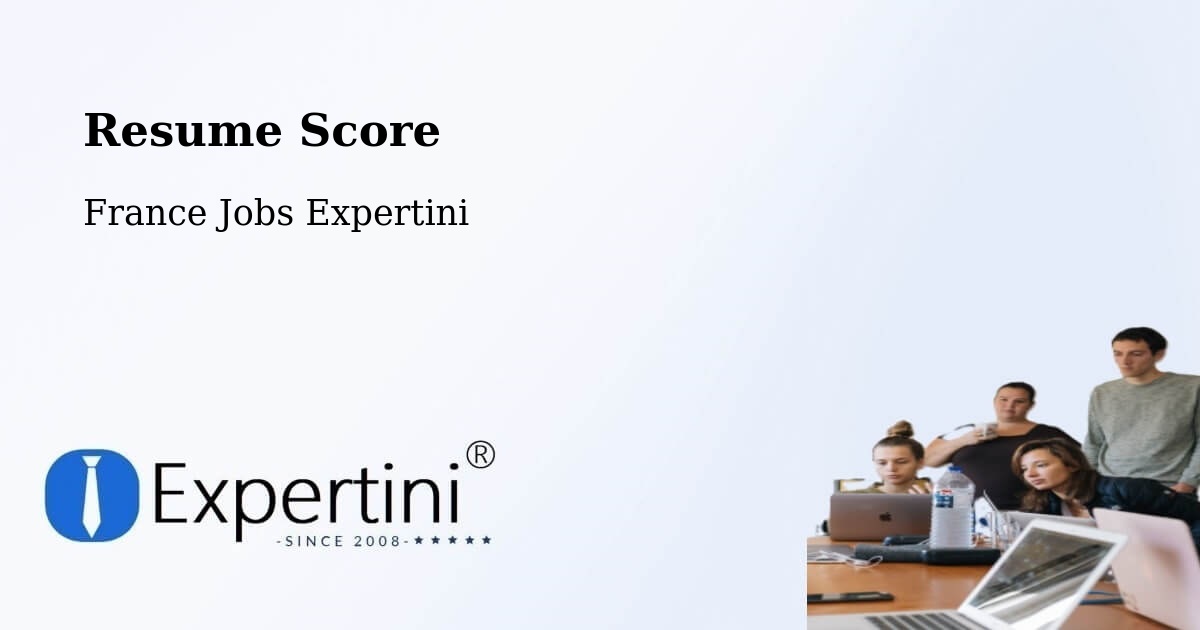 Resume Score & Job Description Match Tool – Tavers - France Jobs Expertini